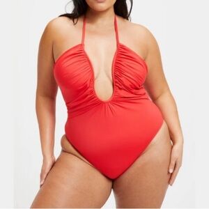 Good American halter one-piece swimsuit - XL